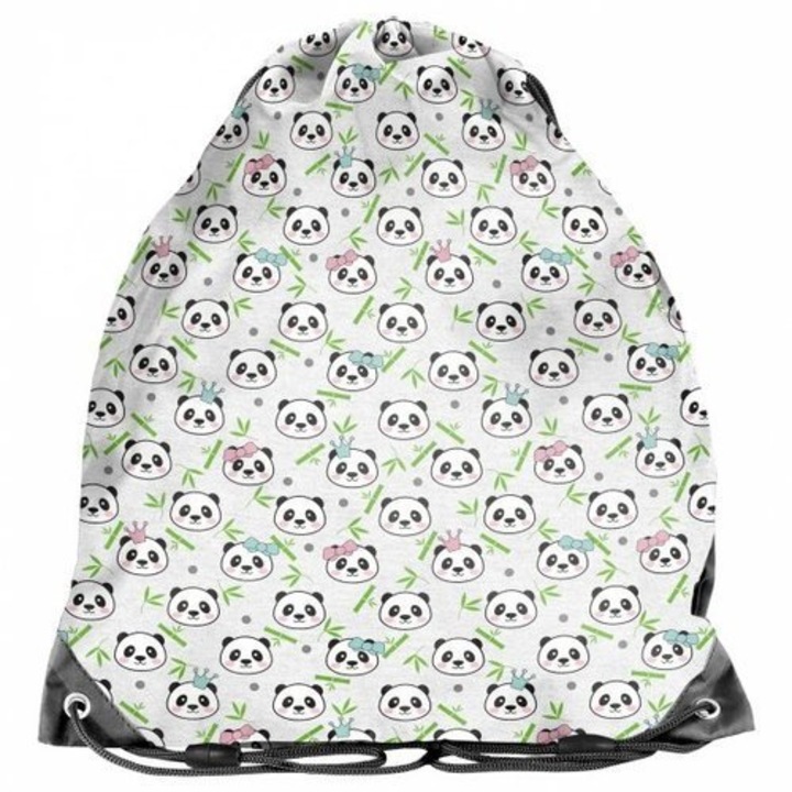 Чанта за спортни обувки, PASO, полиестер, 38x34см, модел Panda