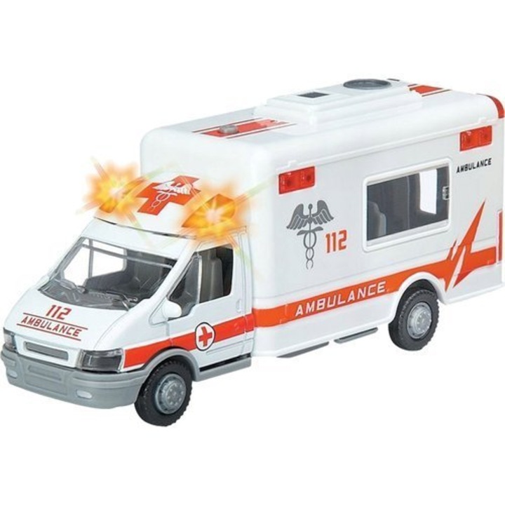 Dromader mentőautó, fény/hang effektusok, 3+ év