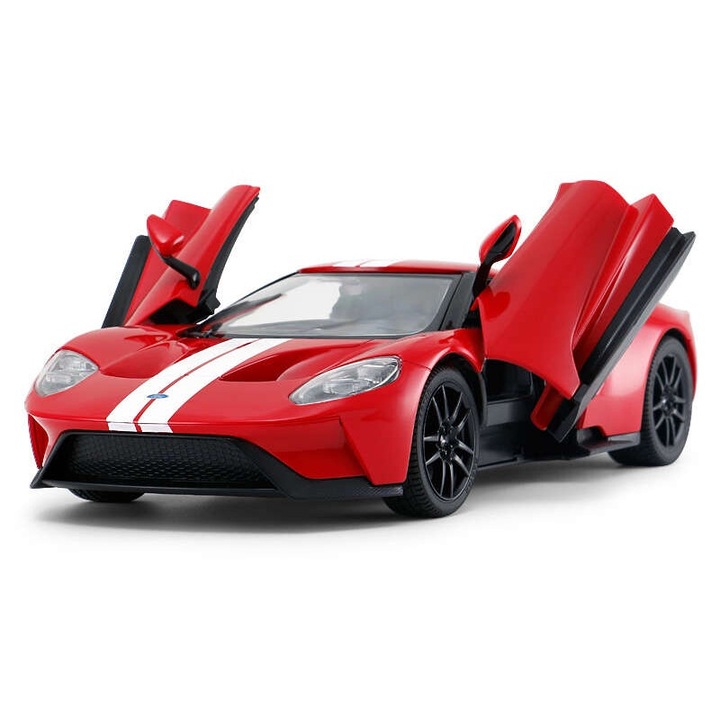 Rastar távirányítós autó, Ford GT, 1:14, piros, 33,8x15,5x7,8 cm