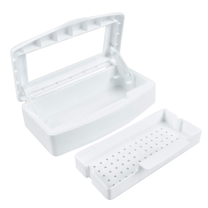 Cutie sterilizatoare Tovbmup pentru unelte manichiura, plastic, salon & spa