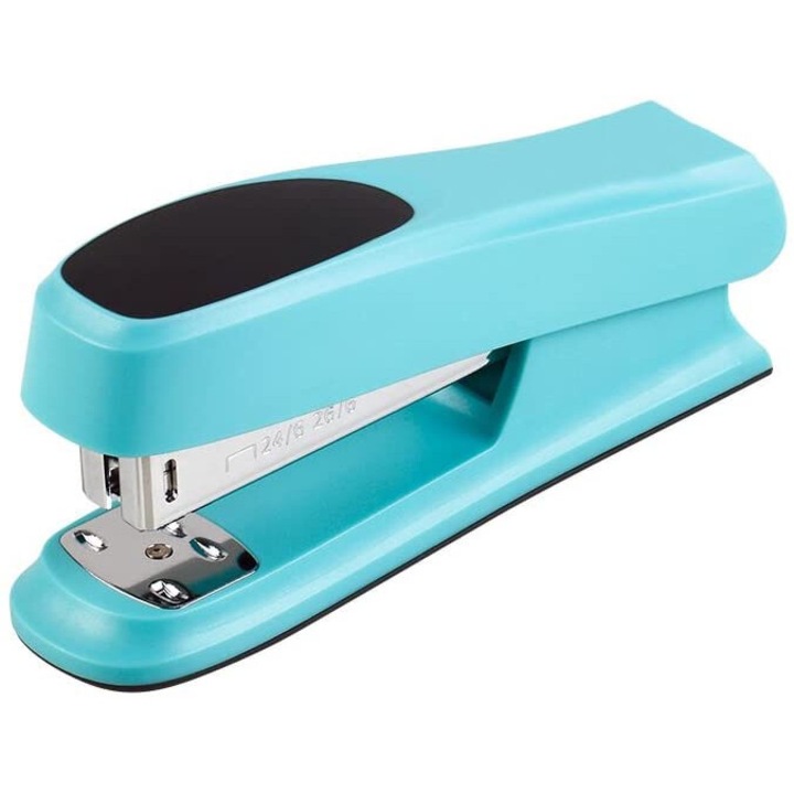 Tűzőgép, 20 lap kapacitás, egyedi design, kék/fekete