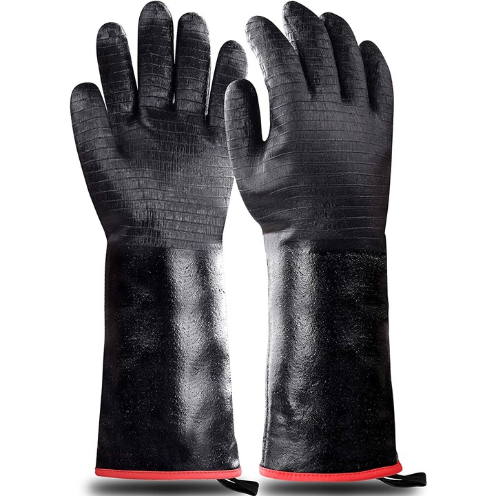 Konyhai kesztyű, Enforose, hőálló neoprén, szigetelt kialakítás, kiterjesztett védelem 14 hüvelyk, vízálló