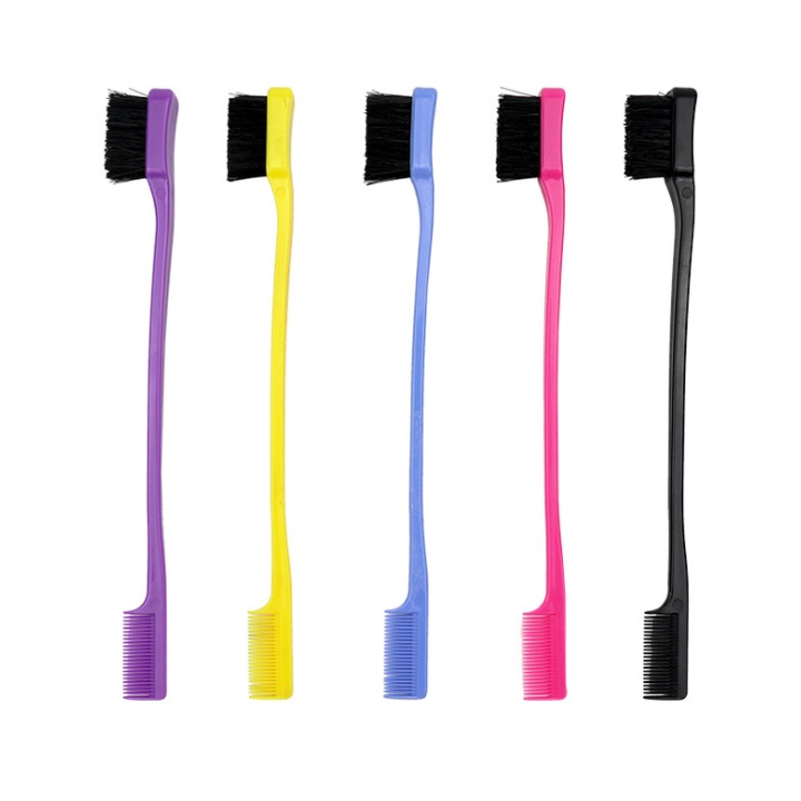 Set 5 Pensule pentru Parul de Pe Marginile Capului, Peysaitr, Multicolor, Decoratiune