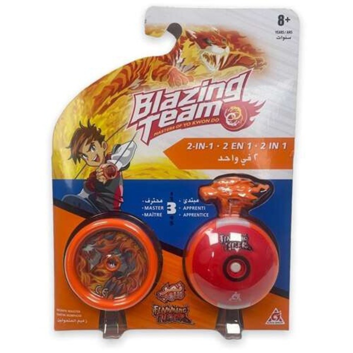 Szett YoYo Blazing Team Tygrys Flaming Tiger, Alpha Group, 8+, 20,5x15,5x4,5 cm