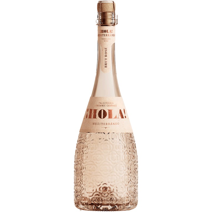 Vin Spumant Hola, Brut, Organic, Rose, 0.75l