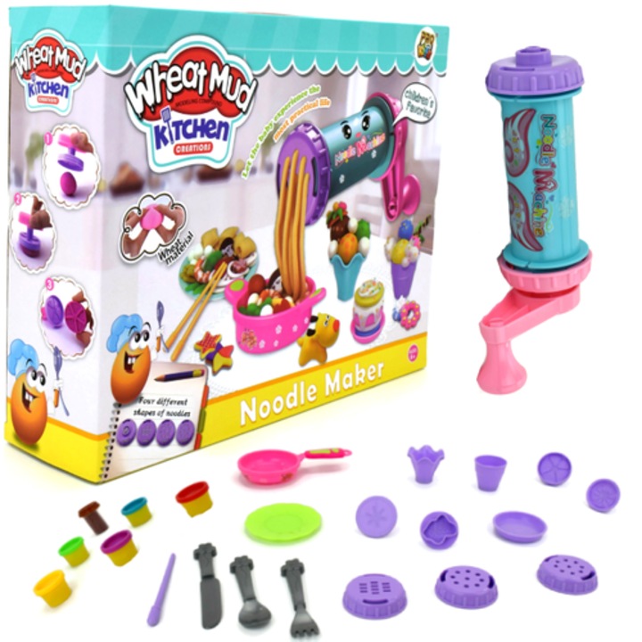 Játék készlet, Pro Kids, gyurmával 5 színben, többszínű, 30x23x7,5cm