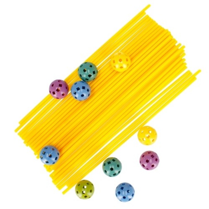 Мега творчески конструктор, 75 елемента, многоцветен, 30x25,5x5 см