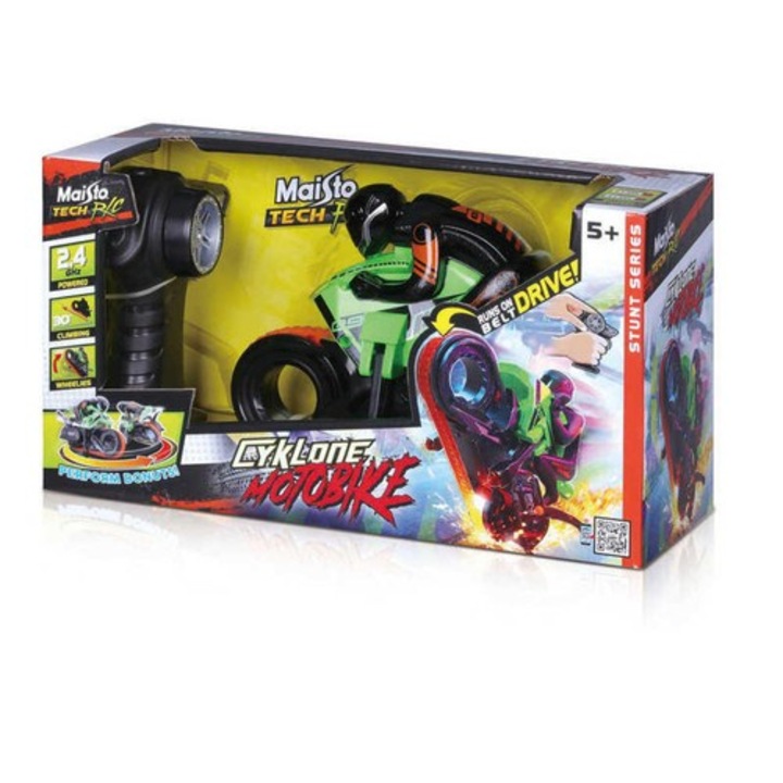 Мотор Maisto на дистанционно управление, специални гуми, 5+, многоцветен