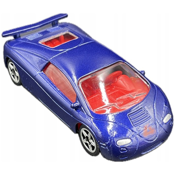 Siku Játékautó, Lightning 4, fém/műanyag, kék/piros, 9,5x4x7,5 cm