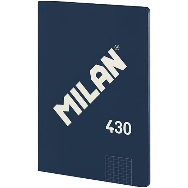 Jegyzetfüzet, A4, Milan, 48 lap, 95g/m2, kék