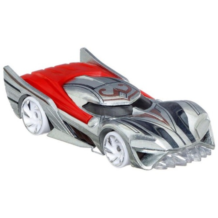 Masinuta Mattel, Hot Wheels Marvel Mighty Thor, metal, argintiu/rosu