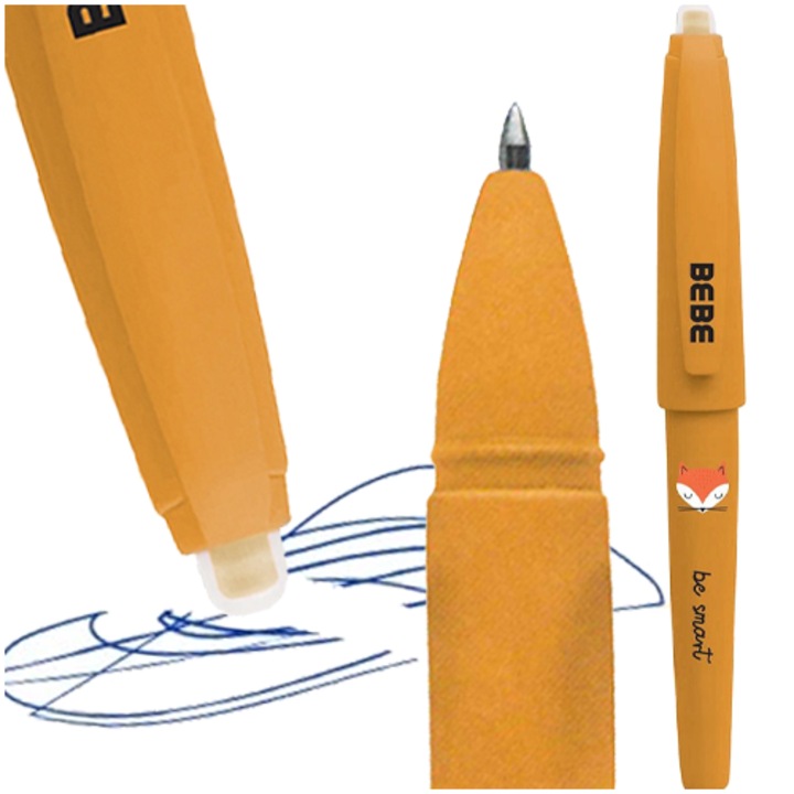 ♡bebe♡　0418 Pix Interdruk BEBE BOYS, stersibil, grip ergonomic, albastru, 14.5