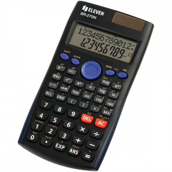 Калкулатор ELEVEN SR-270N, Научен, 240 функции, 12 цифри, черен
