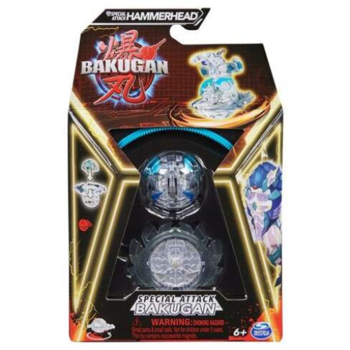 Комплект фигурки Bakugan Hammerhead, Spin Master, 7 части, 6+ години, многоцветни