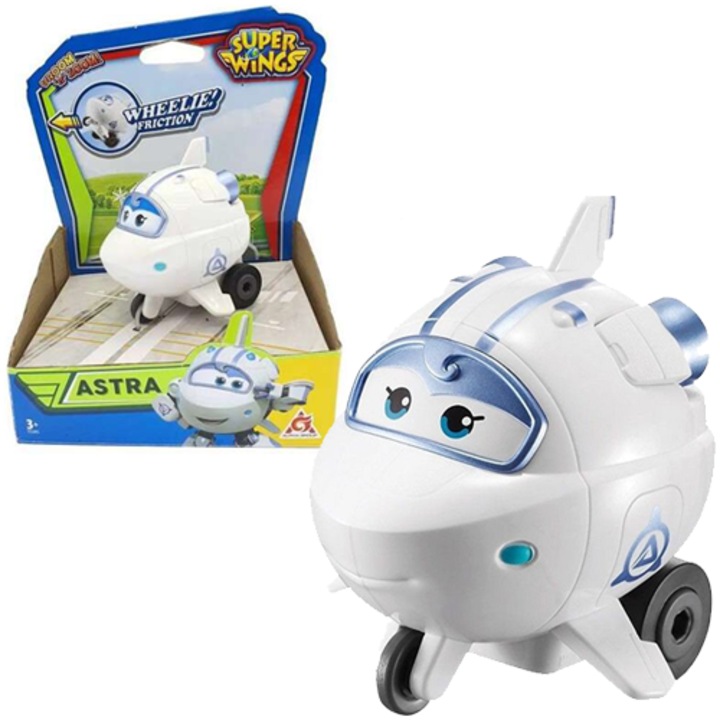 Фигурка Alpha Group Vroom 'n Zoom Astra, Super Wings, със задвижване, 3+ години, 17.5x13.5x11cm