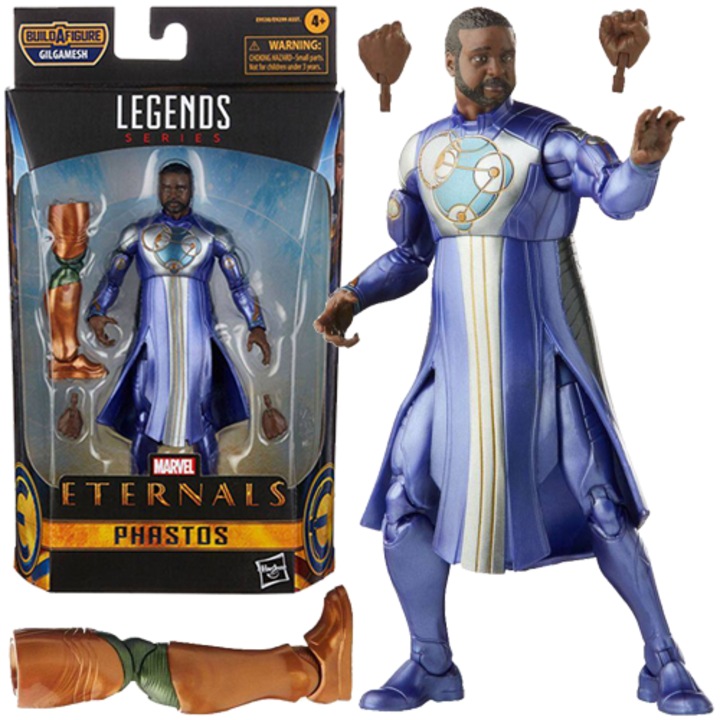 Фигурка Hasbro, Marvel Legends Eternals Phastos, 15 см, многоцветна, пластмаса