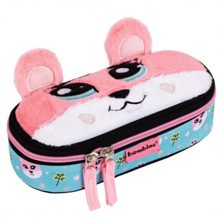 Моливник St.Majewski Bambino, Плюшен, 21x10x5cm, многоцветен