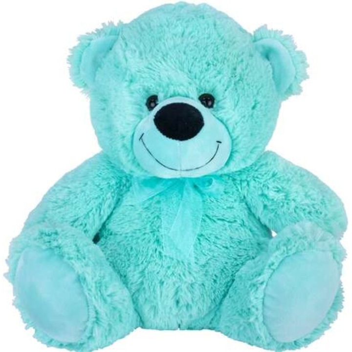 Плюшена играчка, TCC Global, 30см, за деца 0+ години, Тюркоаз
