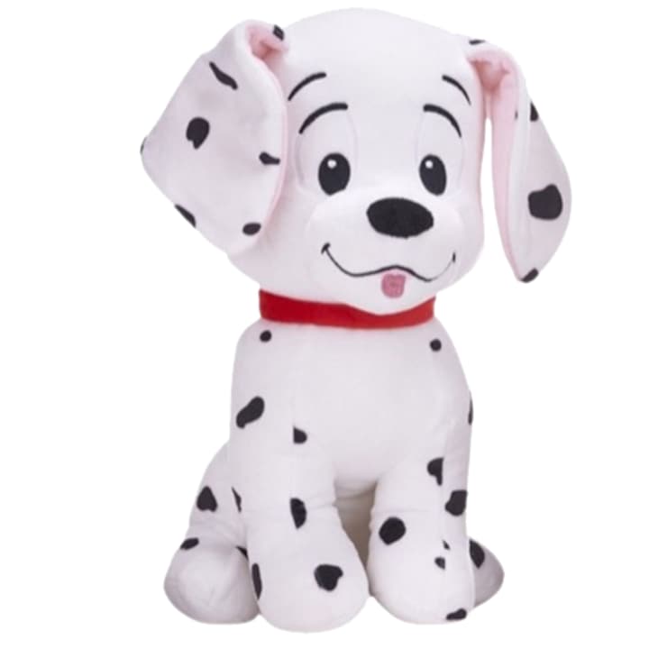 Плюшена играчка Whitehouse, кученце далматинец, 30 см, Disney Classics 101 далматинци, бяло