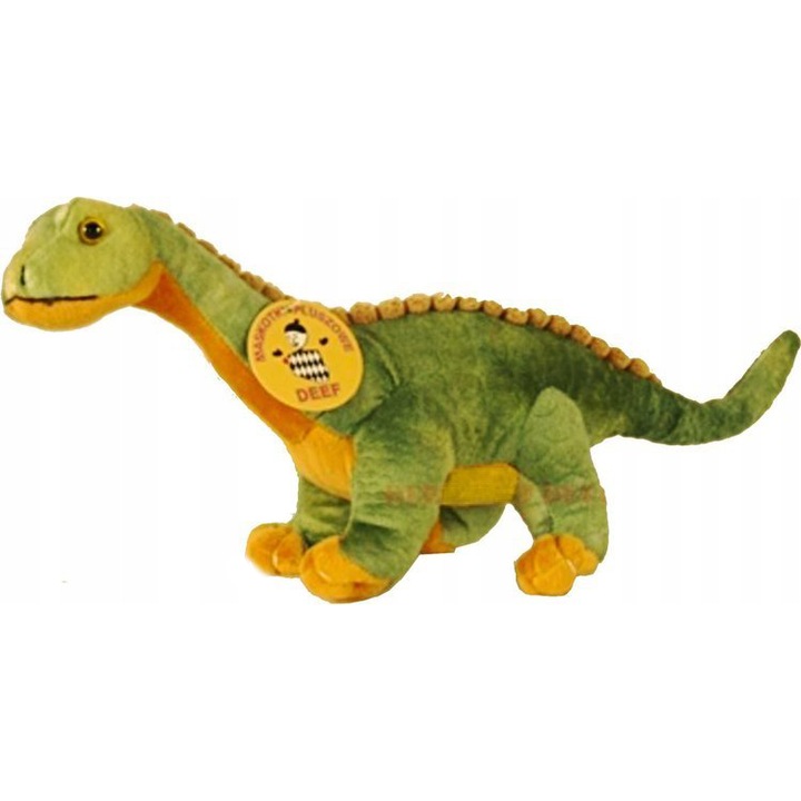Плюшен динозавър брахиозавър, Deef, 60 см, зелен