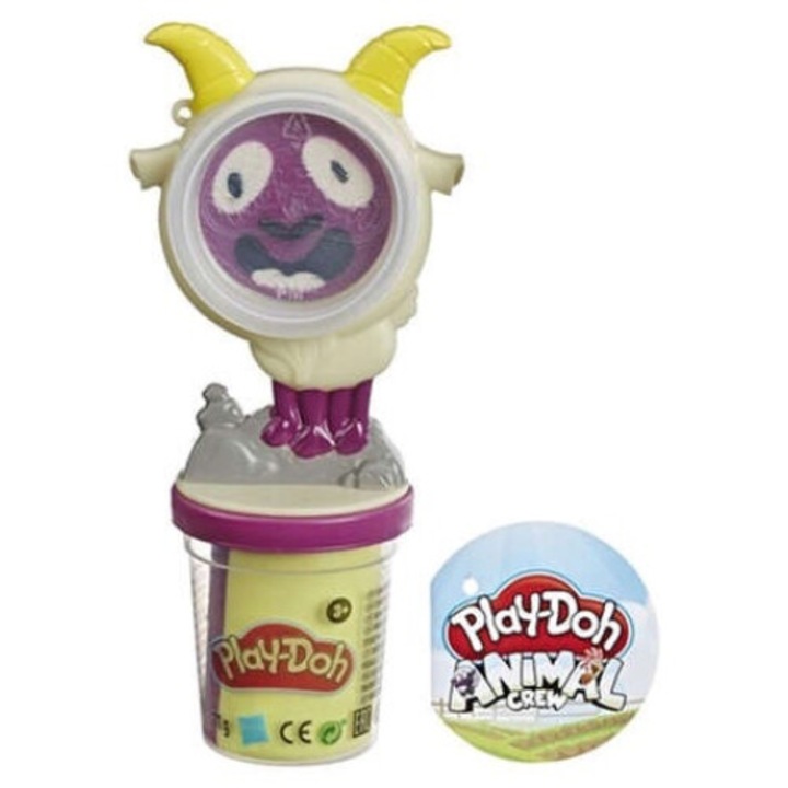 Set modelaj Play Doh, Hasbro, animale de ferma, 71g, 15.5x5x5cm