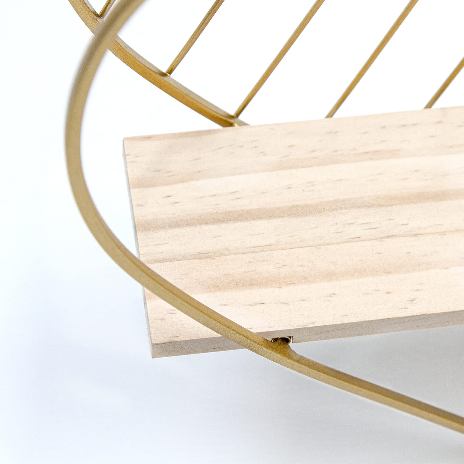 Raft flotant, design inima, metal aurit - eMAG.ro