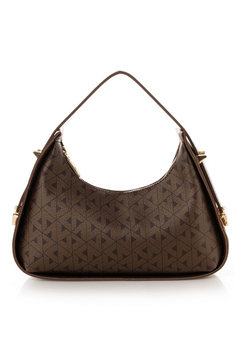 Lucky Bees, Mintás kézitáska, Barna