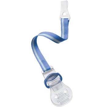 Clema pentru suzeta Philips Avent SCF185/00, 0 luni, Albastru Clema pentru suzeta Philips Avent SCF185/00, 0 luni, Albastru