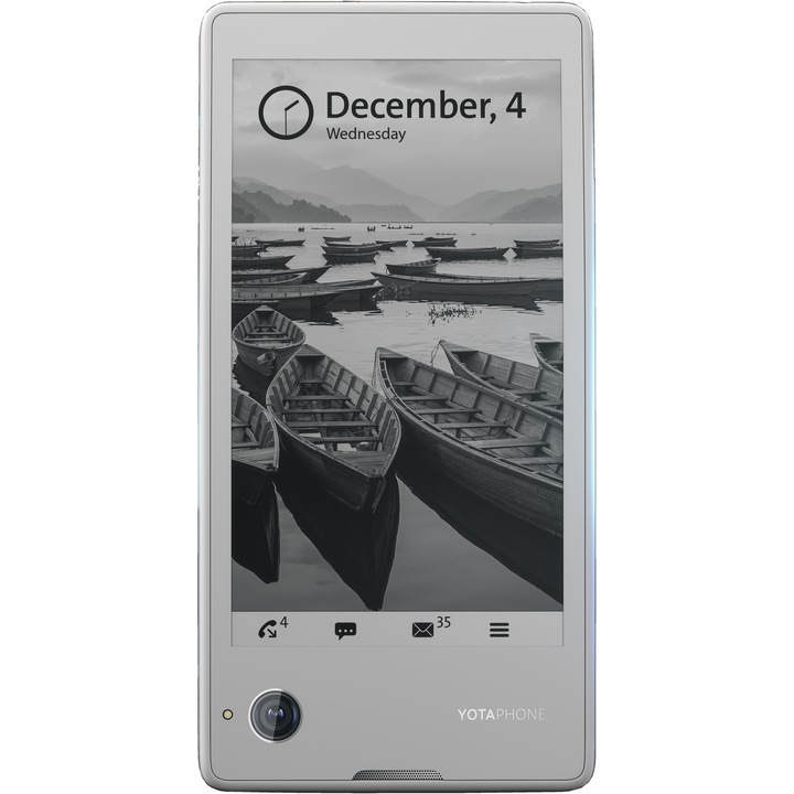 YotaPhone Mobiltelefon, Kártyafüggetlen, 32GB, LTE, Fehér