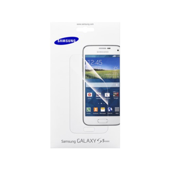 Защитно фолио Samsung за Galaxy S5 Mini G800, Безцветно