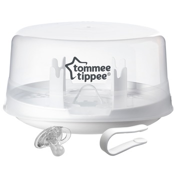 Sterilizator Tommee Tippee pentru cuptorul cu microunde Sterilizator Tommee Tippee pentru cuptorul cu microunde