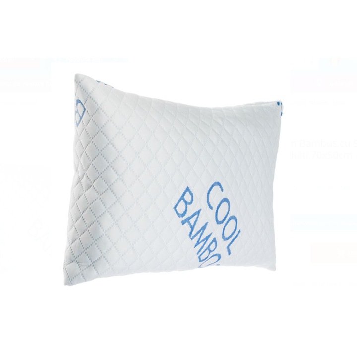Bambusz alvópárna memóriahabbal felnőtteknek 70x50 cm - Idilka