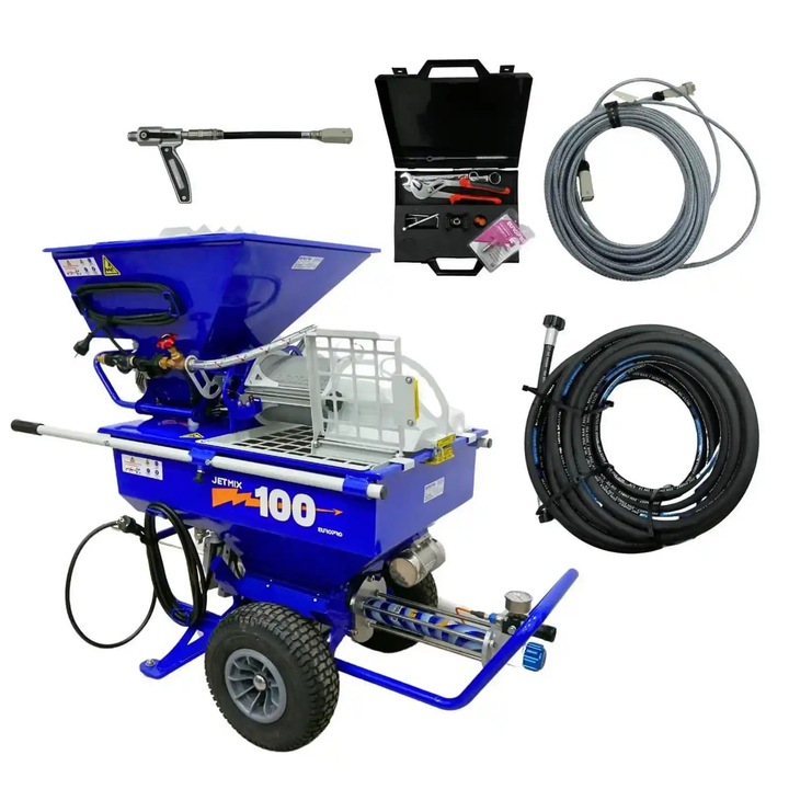 Pompa de glet cu malaxor integrat, JETMIX 100, Euromair, airless, 6 l/min
