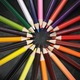 Set de creioane colorate preascutite, miez moale, ecologice, portabile