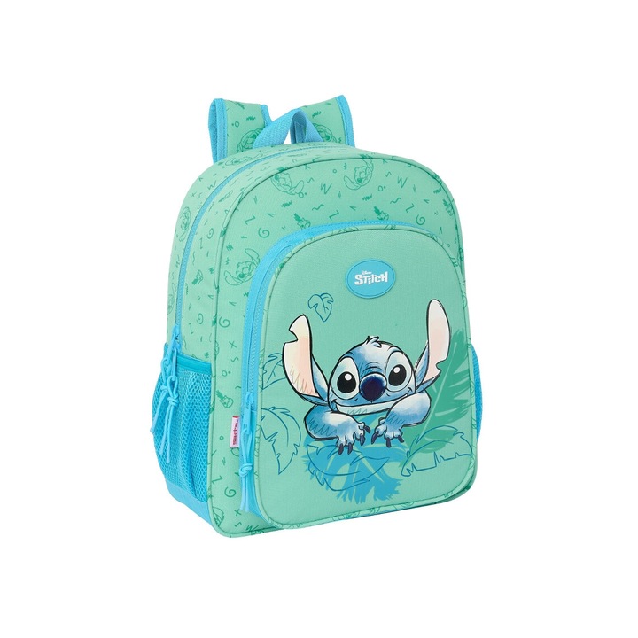 Lilo & Stitch közepes iskolatáska zöld 38 cm