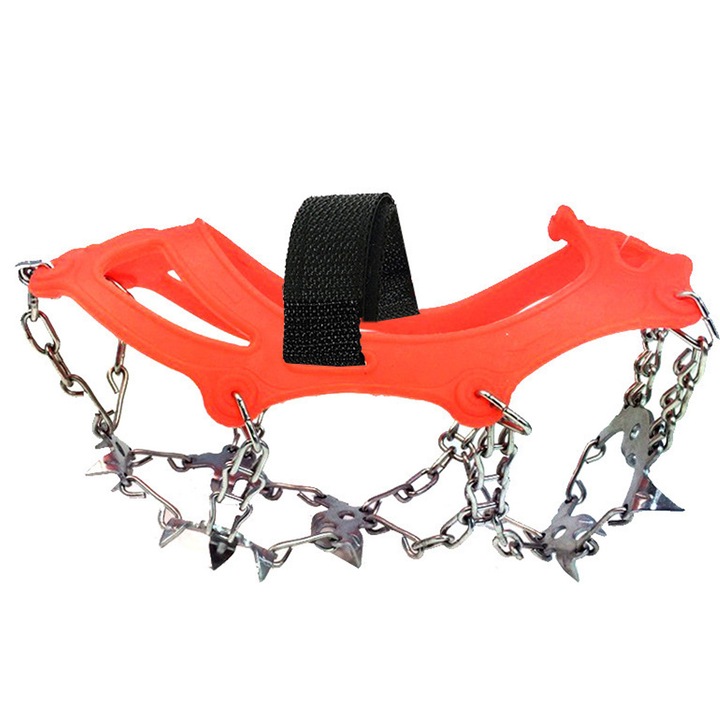 Crampoane de zapada Enforose, cleme de gheata, inox, ajustabile, marime universala