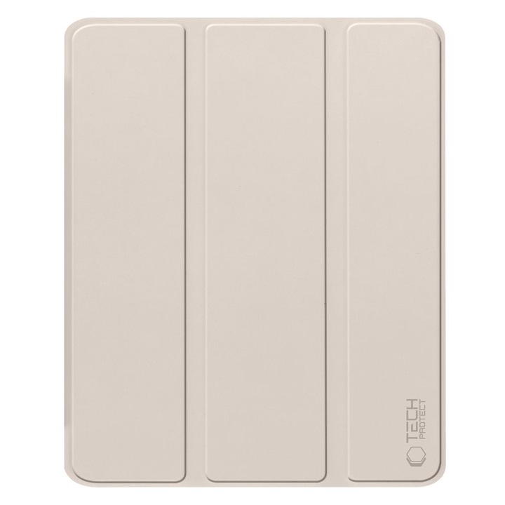 Husa Tech-Protect Smartcase Pen compatibila cu iPad Air 6 13 inch Starlight