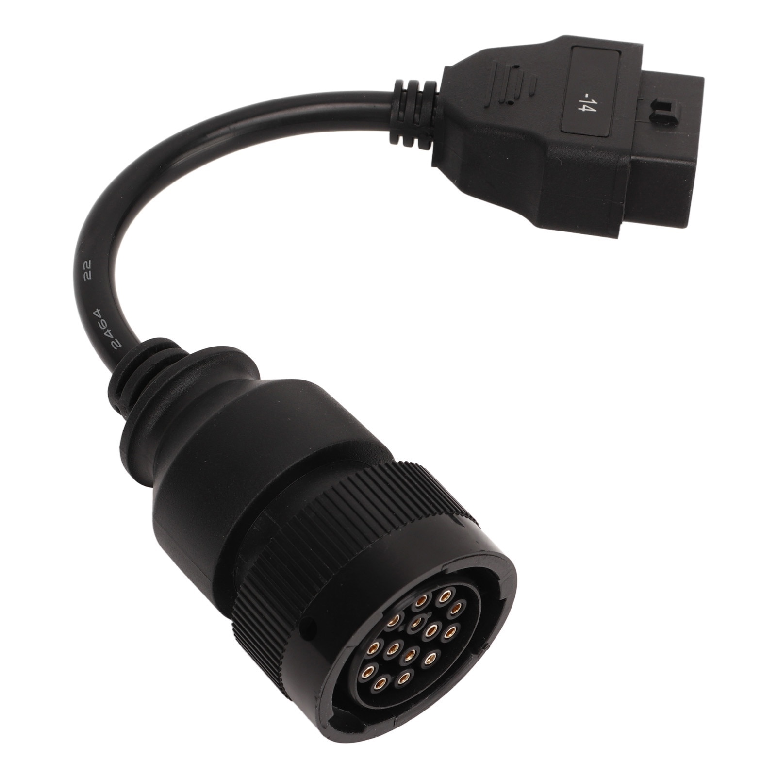 Adaptor diagnostic 14 pini, Mmgoqqt, pentru camioane Caterpillar