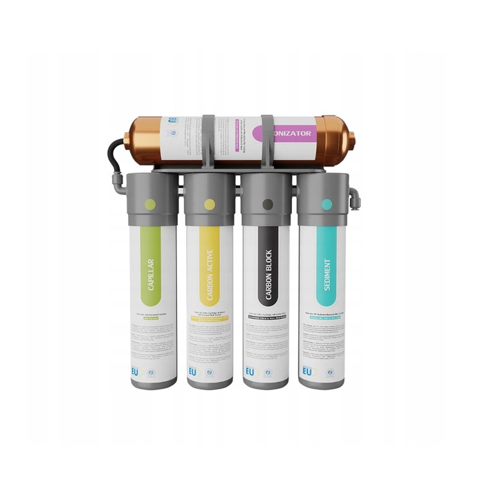 ALKALIA WATER BOOSTER Система за ревитализация на водата, 5-степенна филтрация, повишено pH, 34x38x9cm