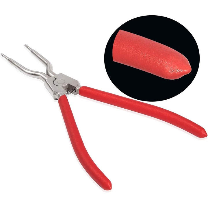 Клещи за премахване на пружини за пералня, съвместими LG и Samsung, въглеродна стомана, червени