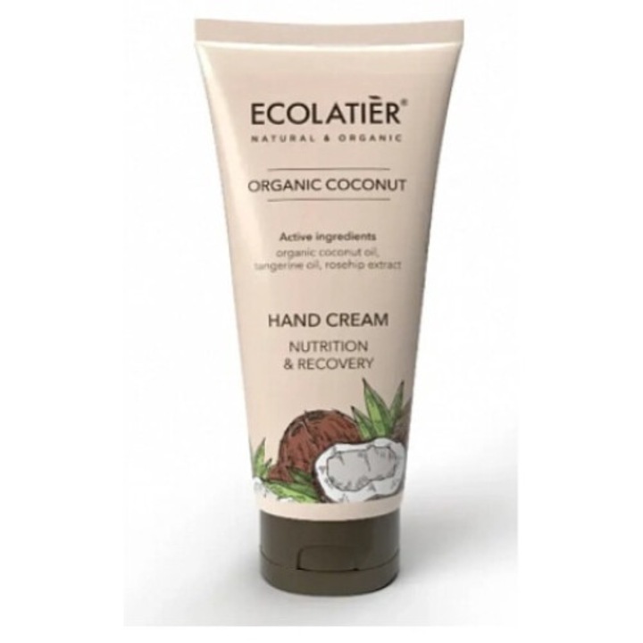 Ecolatier kézkrém, Organic Coconut, tápláló és regeneráló, 100ml