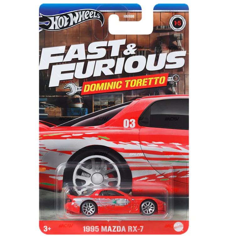 Masinuta metalica Hot Wheels, Fast & Furious, Dominic Toretto, `95