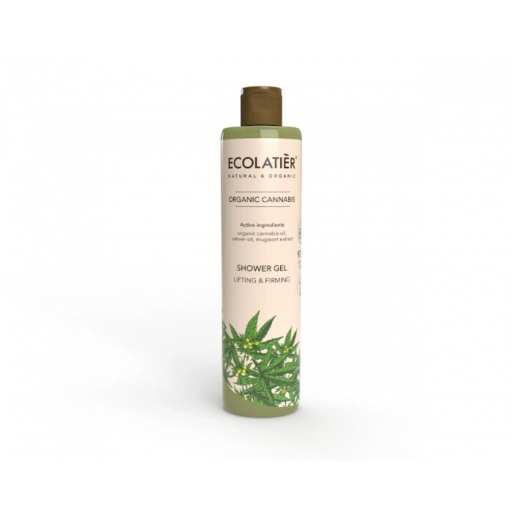 Lifting & Firming Organic Cannabis tusfürdő, 350 ml Ecolatier