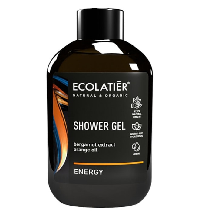 Gel de dus Ecolatier Energy, citrice, 400ml