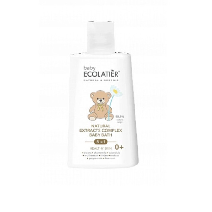 Комплекс от натурални екстракти 8-in-1 Ecolatier, за къпане на бебета 0+
