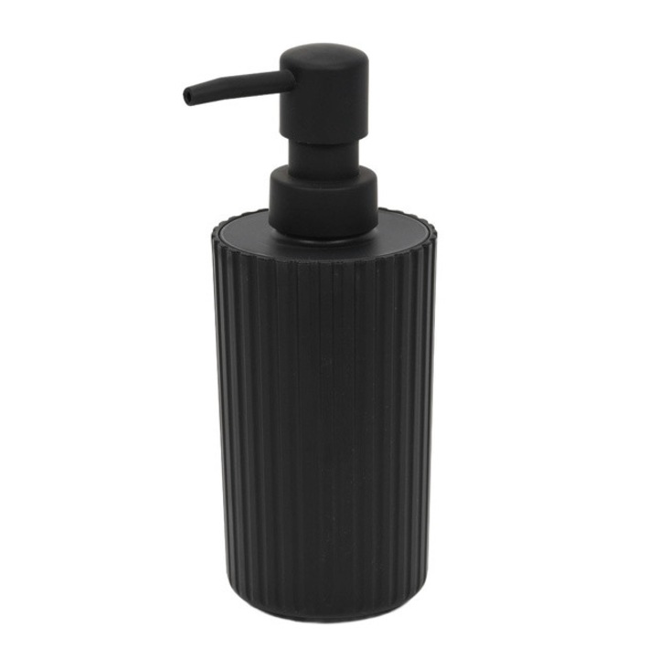 Dispenser sapun lichid, Minas, culoare neagra - negru