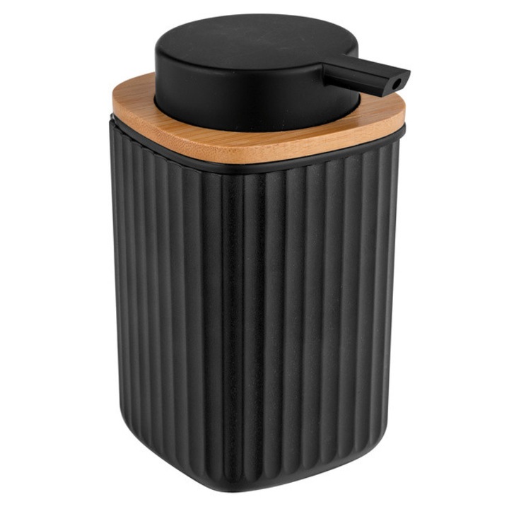 Dispenser pentru sapun lichid ROTELLO, WENKO - negru