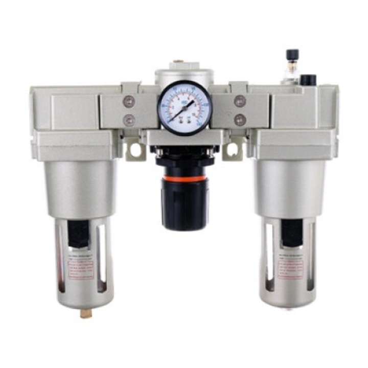 Filtru aer, Reductor presiune, Naolejator, Unitate tratare aer 1", Compresor, Debit 5000 l/min, Filtru 20um, TC Technic, MPN AC5000-10