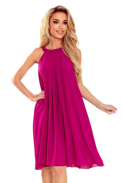 Дамска мини рокля, Numoco, Alizee, фуксия, Виолетов