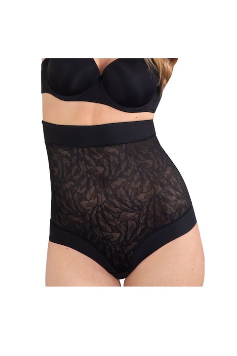 Chilot Modelator Naturana, cu Talie Inalta Centura 0280, Negru